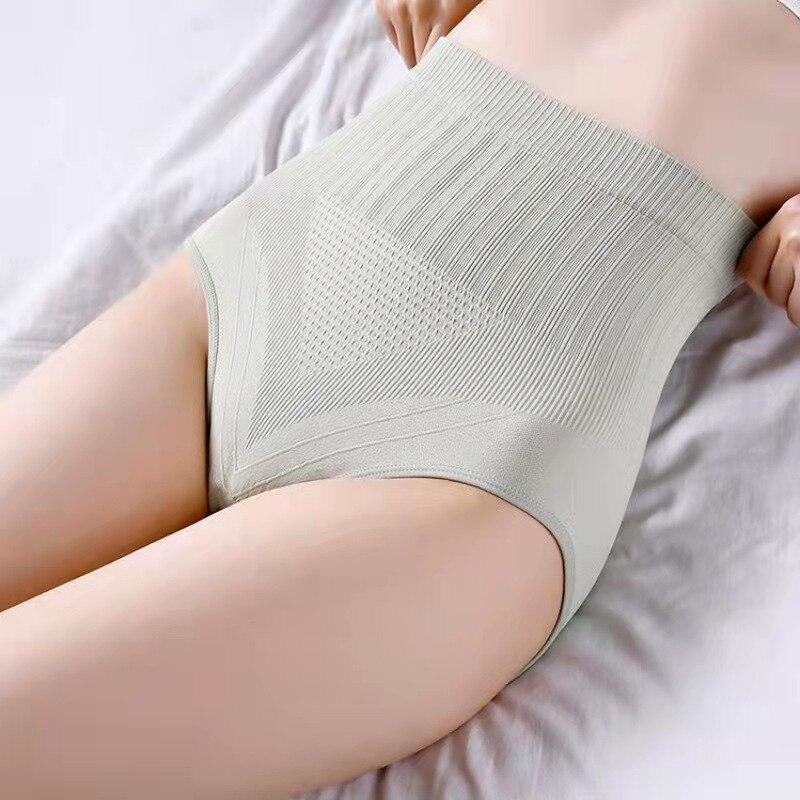 Flarixa Трусики больших размеров с высокой талией и животом, бесшовное женское нижнее белье, утягивающие бедра, моделирующие брюки, хлопковые трусы, стринги