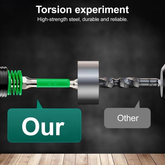 1/3Pcs Magnetic Bit Set with Spring Impact-Resistant Hexagonal Electric Screwdriver