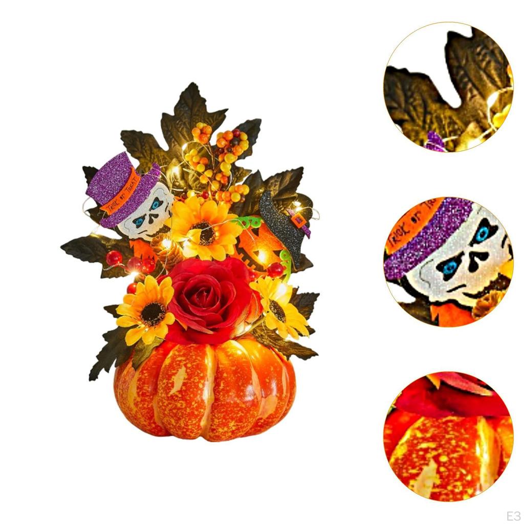 Halloween Pumpkin Artificial Ornament Fall Party Fake Pumpkins Model