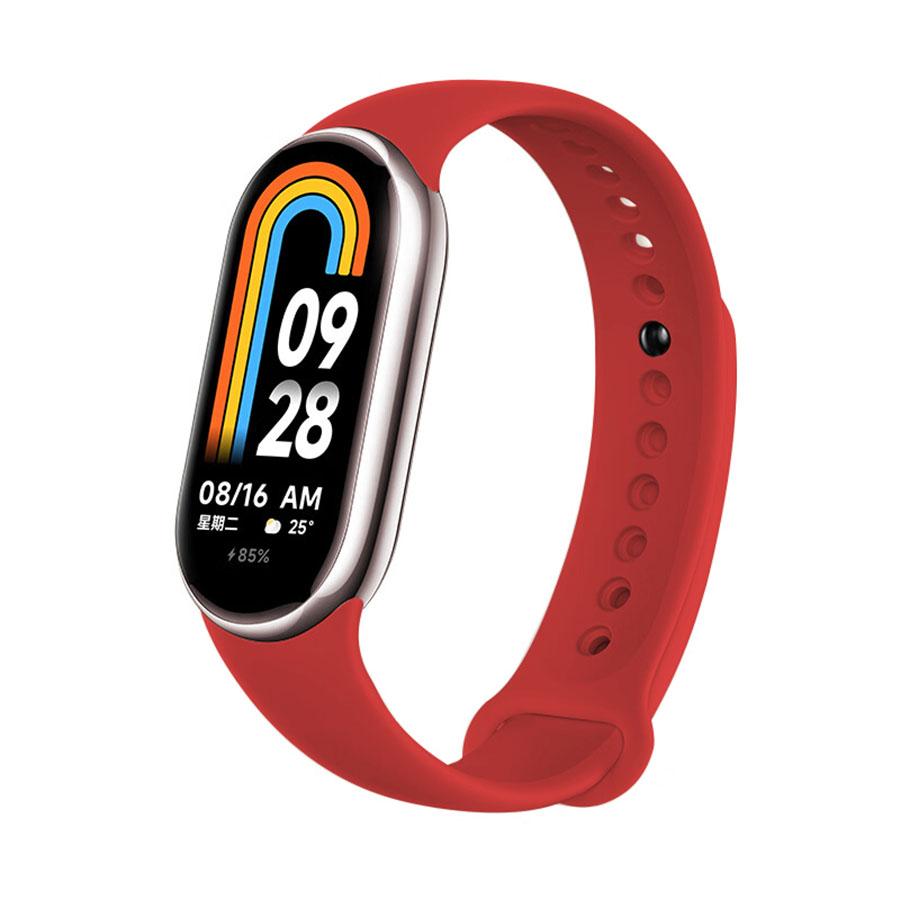 Браслет для Mi band 8 9 10 Ремешок Спортивный Силиконовый умные часы correa Аксессуары Сменный ремешок xiaomi Mi band 9 nfc ремешок
