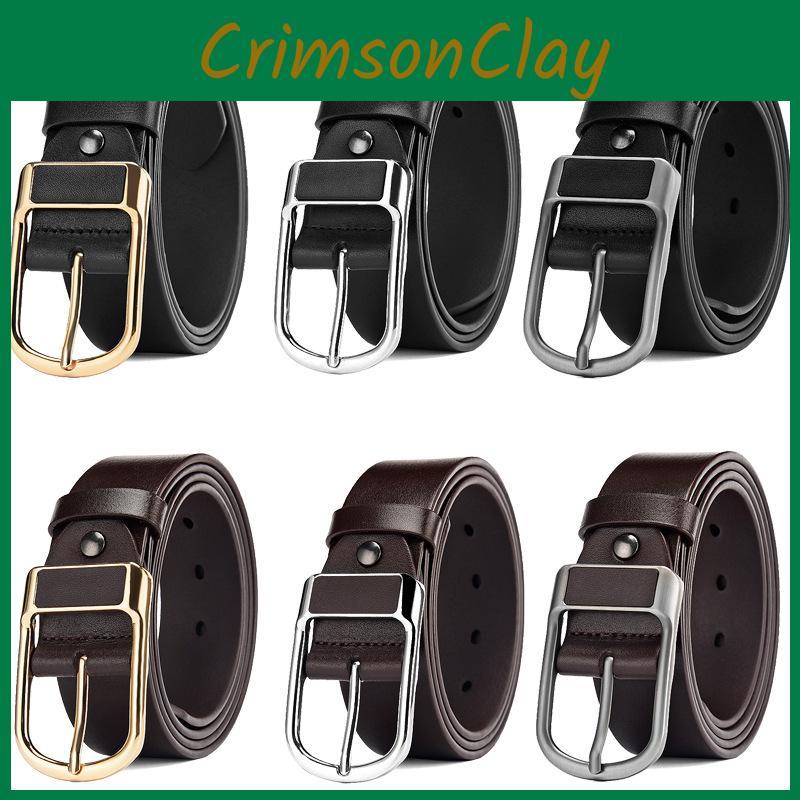 Pu Leather Men Belt With Alloy Pin Closure For Business And Leisure Activities