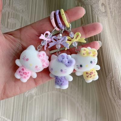 Мультяшные брелки Hello Kitty Очаровательная Хелло Китти на телефоне Брелок-подвеска Подарок на День святого Валентина Свадебный подарок Брелок