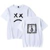 Lil Peep Tshirt Triste Emotion Rappeur Causal Tee Noir Blanc Femme Homme Polo