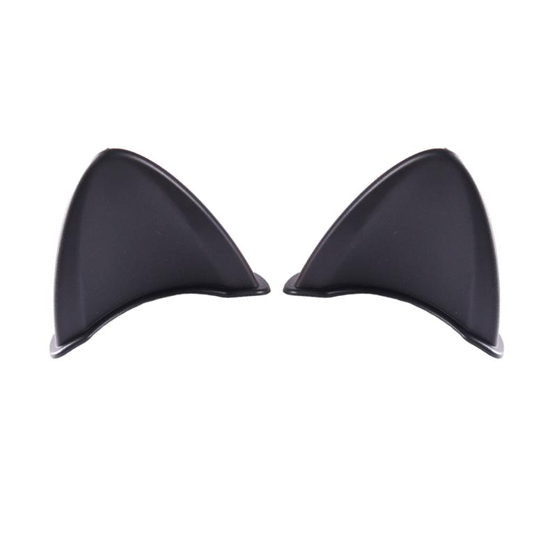 Colorful Motorcycle Helmet Cat Ears Decoration Moto Electric Car Driving Styling Cute Cat Ears Stickers Decor Helmet Accessories