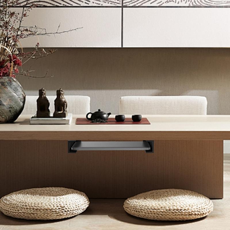 Heavy Duty Metal Computer Stand For Laptop Studio Vertical Under Table Installation With AntiScratch Protections