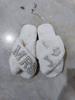 Plush Slippers for Women's Indoor Leisure Cross Plush Slippers Cotton Home Slippers Women Shoes Chanclas Mujer
