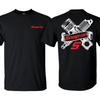 Футболка Snap-On с принтом деталей двигателя Футболка для механиков Идеально подходит для повседневной носки