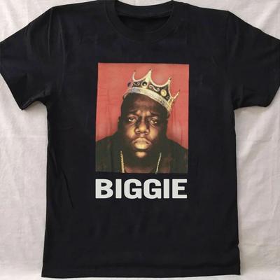 Футболка The Notorious B.I.G., Ретро футболка для фанатов рэпа Biggie, Мемориальная футболка Короля рэпа