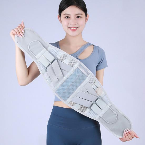 Back Support Brace for Men And Women Breathable Lumbar Belt Adjustable Mesh