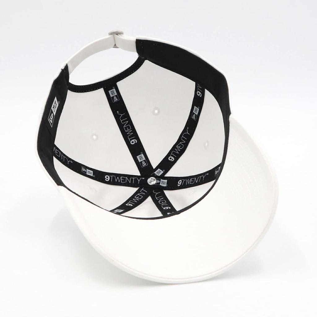 Кепка с длинным козырьком, простая 9TWENTY белая 920LV BASIC NONWAS WHI BLK 25J [New Era] M/L