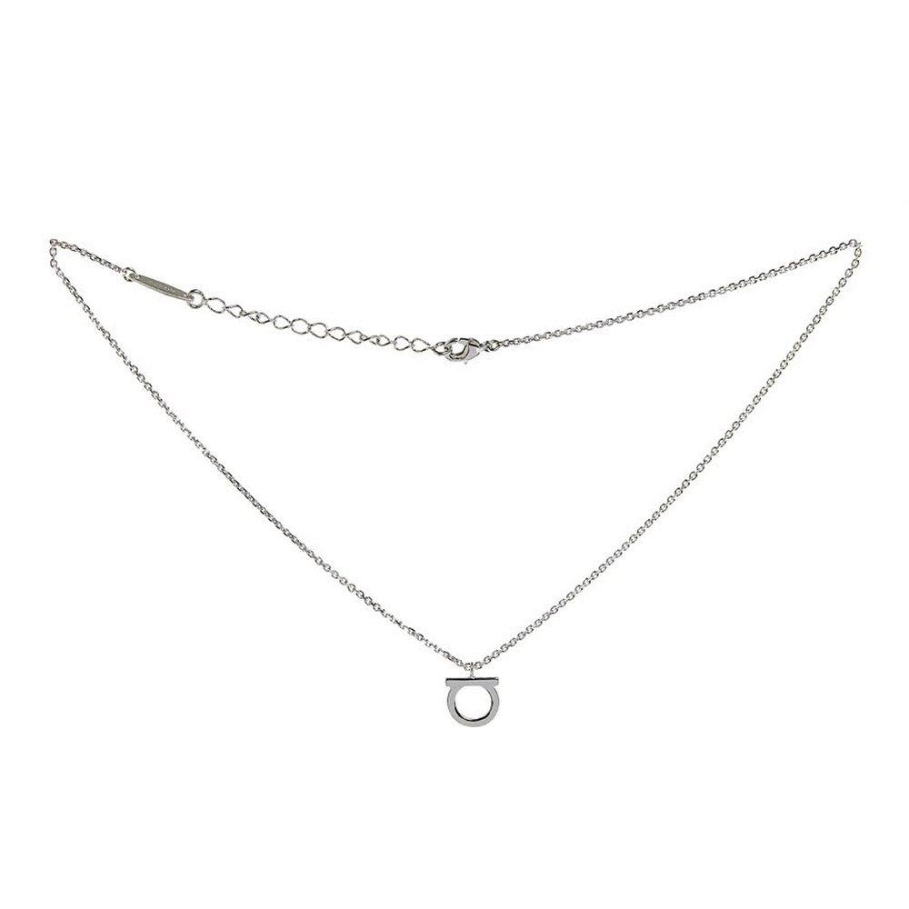 [Salvatore Ferragamo] Women's Gancini Necklace 76 0133 Pldlucid 0696659 106172