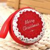 Random Color Creative Christmas Gift Box Coin Purse Cute Portable Iron Cash Box Xmas Gift Case with Zipper