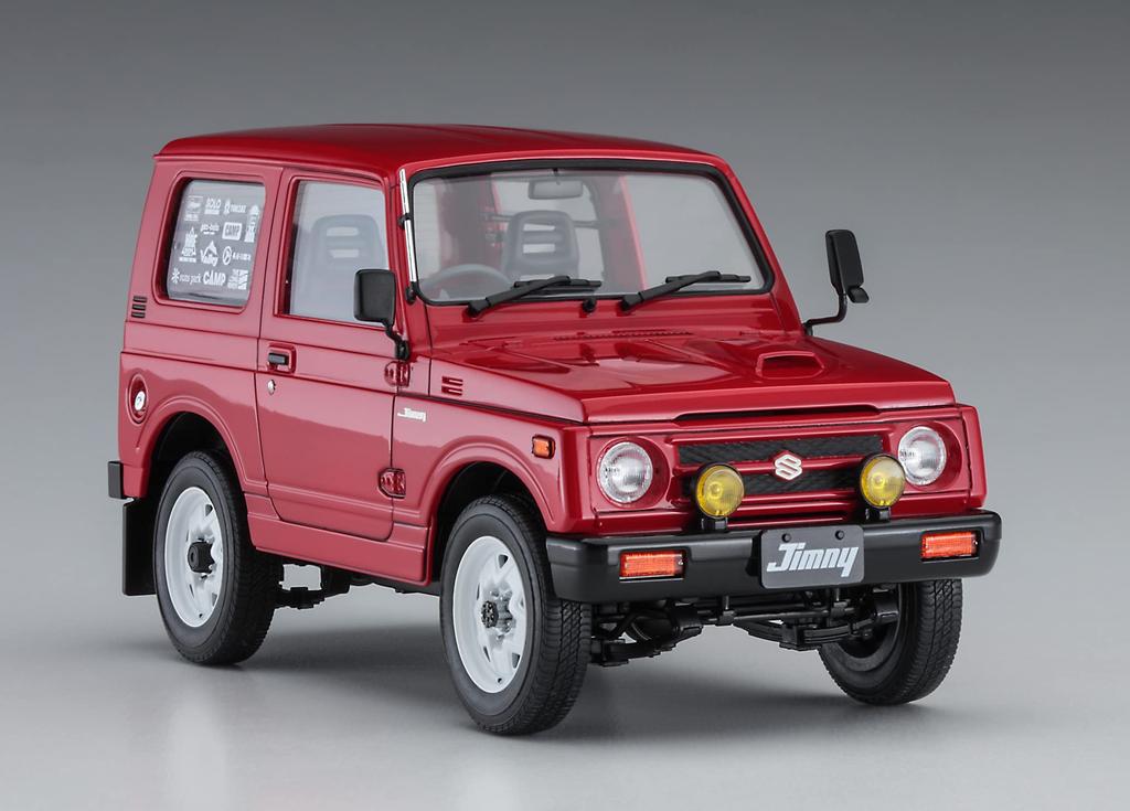 Hasegawa Suzuki Jimny Фигурка девушки Пластиковая модель-конструктор SP501 1/24 с лагерем