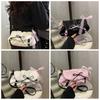 Korean Style Balletcore Underarm Bag PU Leather Bow Lace Handbag Y2k Shoulder Bags  Girls/Female