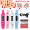 Pedicure Manicure Polishing Remove Gel With 6 Nail Drill Bits USB Charging Nail File Kit