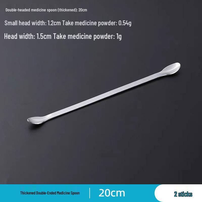 Stainless Steel Sampling Spoon Set: Single, Double, Square Head Options, Large to Small Sizes (16, 18, 20, 22cm)