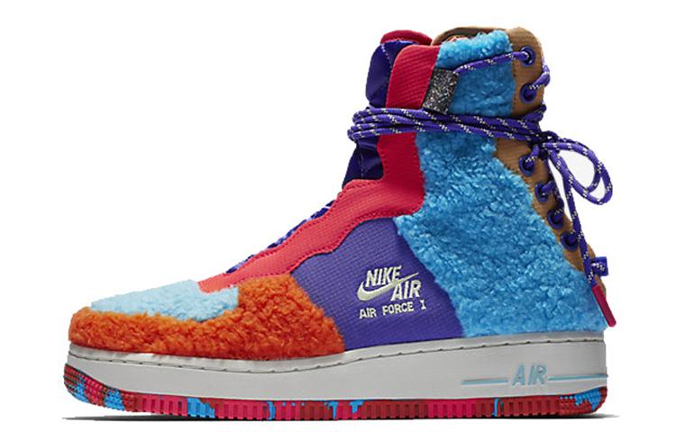 Nike Air Force 1 Rebel Xx 'Цветная шерпа' Женские CQ7518-571