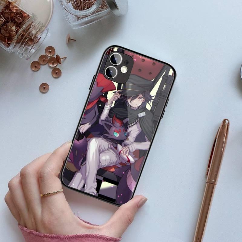 Чехол для телефона Broken Projectile для iPhone 14 13 12 11 XS X 8 7 6 Plus Mini Pro Max SE 2022 Black PC TPU Glass Phone Cover