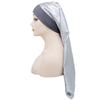 Men's And Women's Satin Elastic Hat Velvet Long Tail Pirate Hat Hip Hop Oversize Bandana Hat