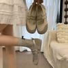 French Ballet Style Shallow Mouth Flat Bottom Versatile Single Shoes  Autumn New Comfortable Soft Sole Retro Mary Jane Shoes