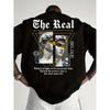 Men's "Cherish Life" Graphic Print T-Shirt