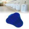 Easy Use Blue Urinal Screen Anti-splash Triangle Splash Guard Anti-clog Deodorizing Urinal Filter Public Restroom