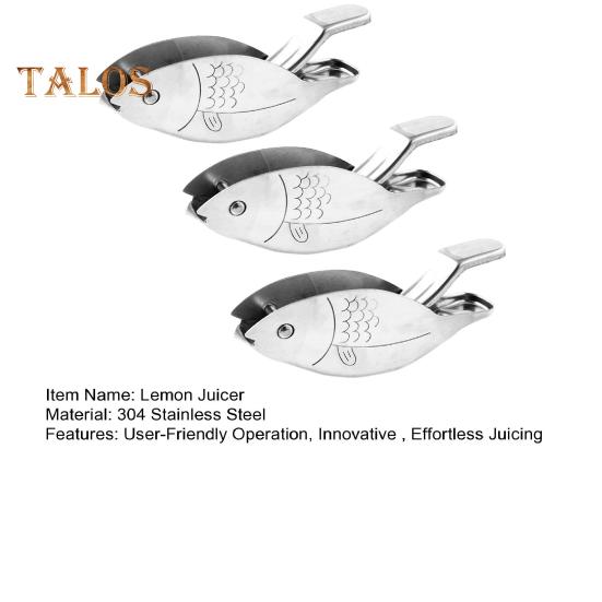 Соковыжималка для лимона, ручная соковыжималка для апельсина, лайма, граната, портативная ручная соковыжималка в форме рыбы для приготовления коктейлей