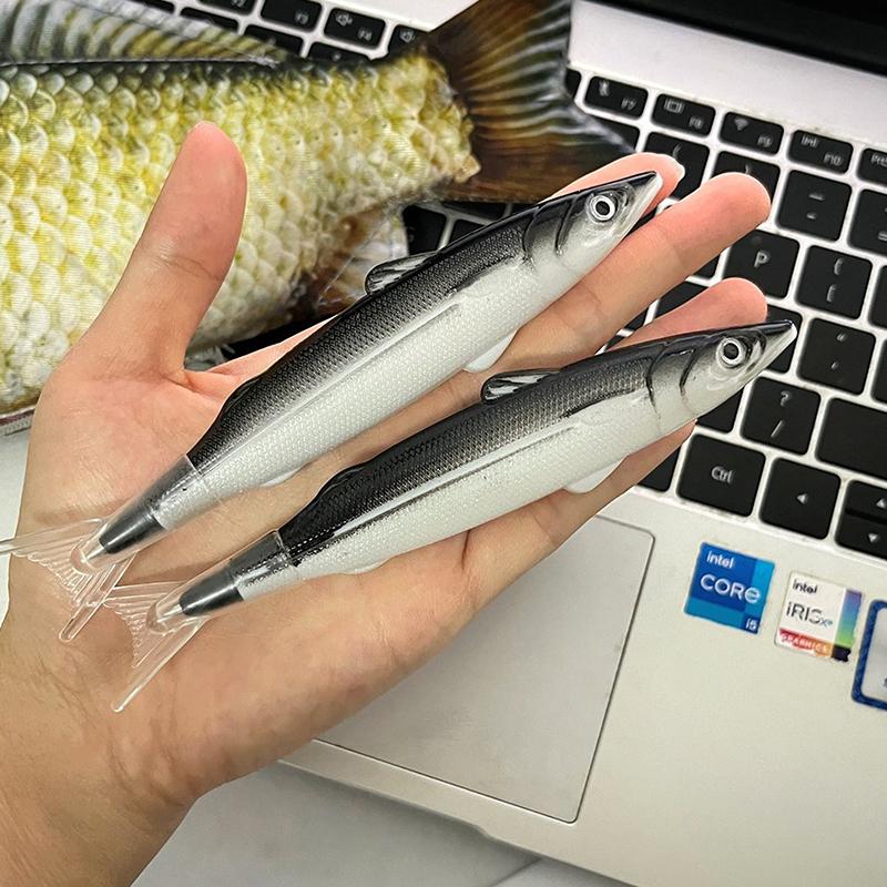 Креативный забавный чехол для ручек в форме рыбки, пенал для ручек с изображением карася, забавный органайзер для хранения канцелярских принадлежностей для студентов