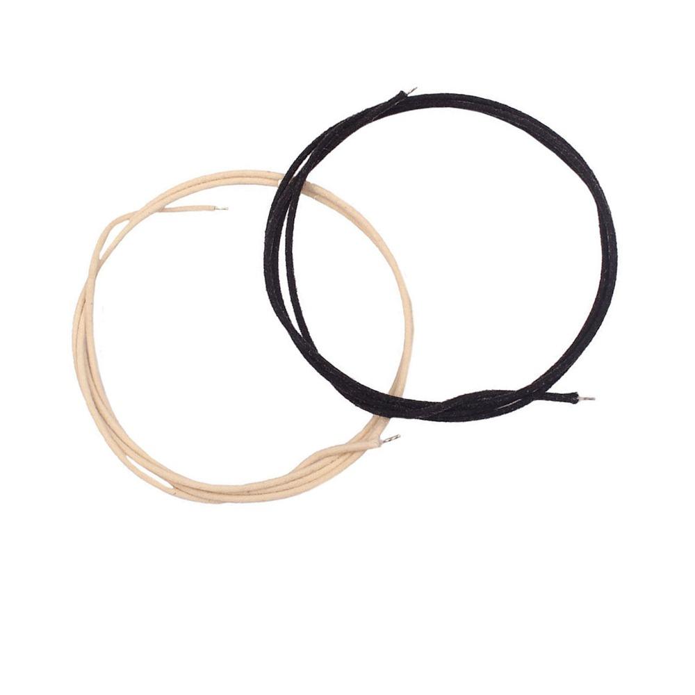 2pcs 3.3 Feet Length Cloth-Covered Guitar Wire 22 AWG Guitar Accessories  Guitar Restoration