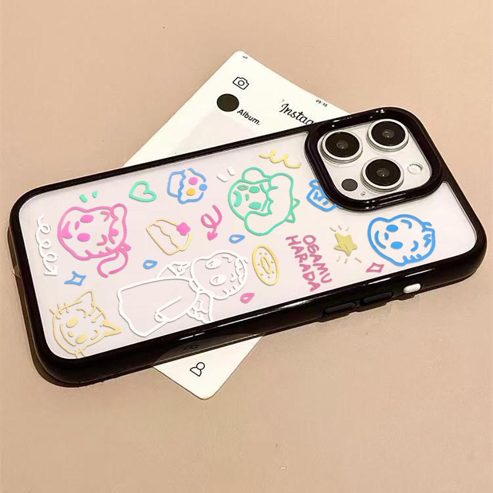 Acrylic Phone Case For iPhone 11 13 16 ProMax Case iPhone 13 14 15 ProMax 12 13 ProMax Case Samsung A55 A05S A54 A06 S22 A15 S23 A12 A22 A52S Cartoon