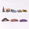 Fairy Garden Accessories Miniature Spring Water Wells Bridge Boat Ornament Statue Figurines Landscape Home Garden Craft Decor