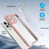 For iPhone 15 Pro Case Clear Acrylic+TPU Shockproof Anti-Scratch Phone Cover with Lens Film