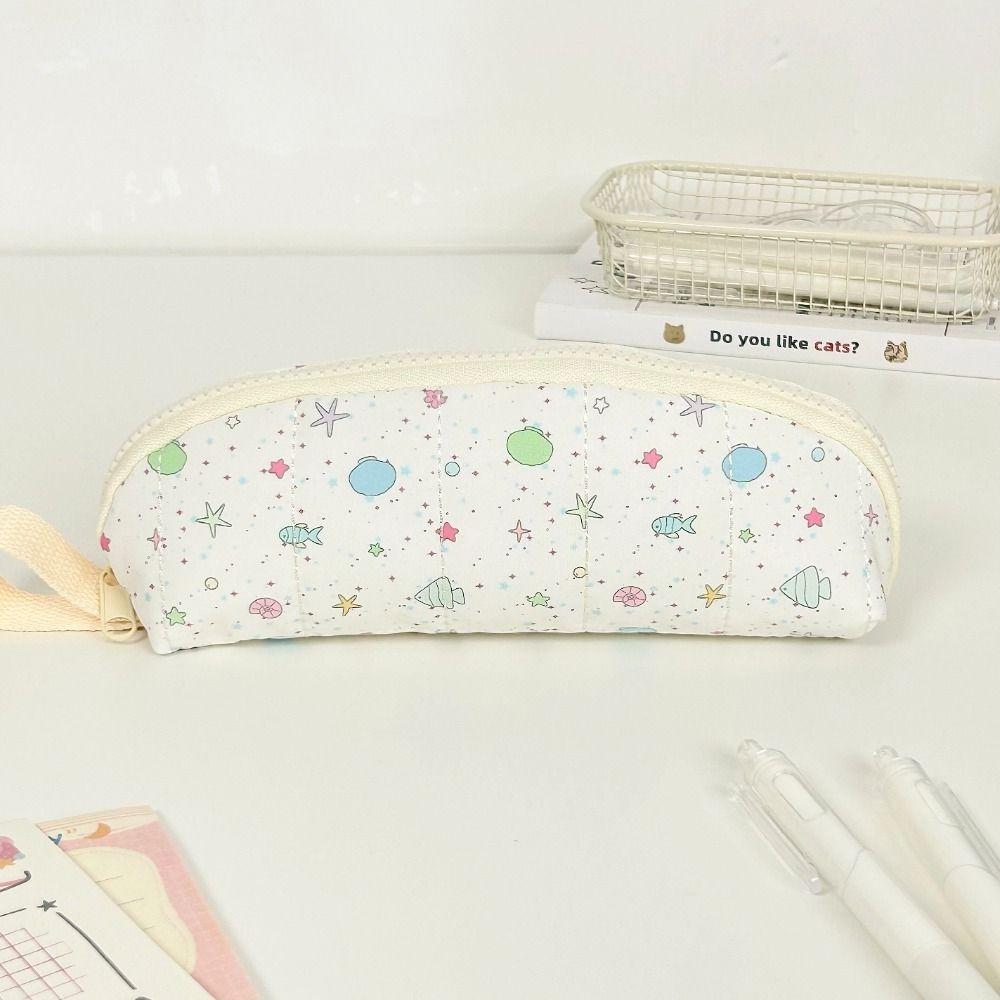 with Hand Strap Pen Bag Large Capacity Stationery Bag Durable Stationery Organizer  School Supplies