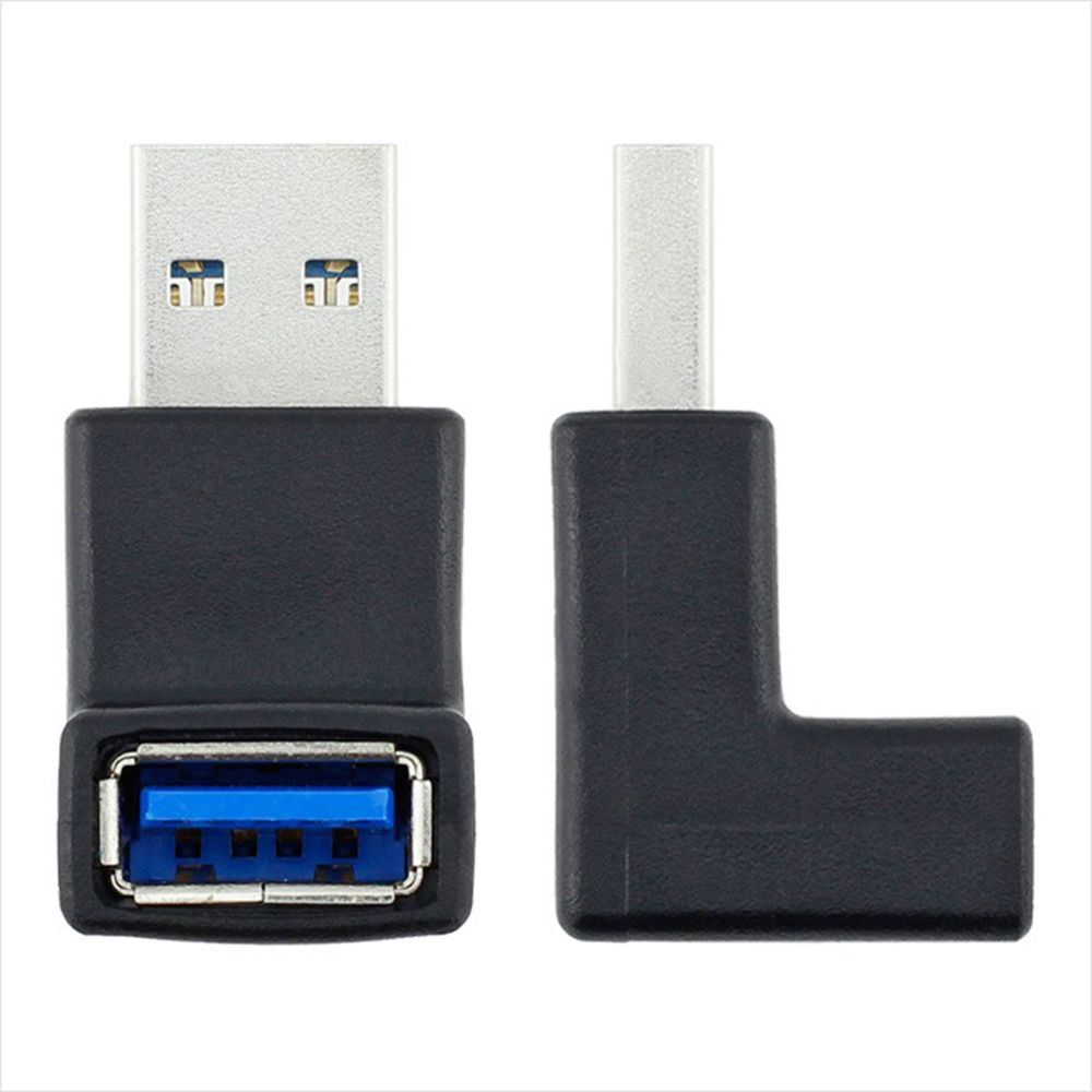 Разъем для ноутбука/ПК, высокоскоростной адаптер, разъем USB 3.0, правый+левый, тип A, штекер-гнездо