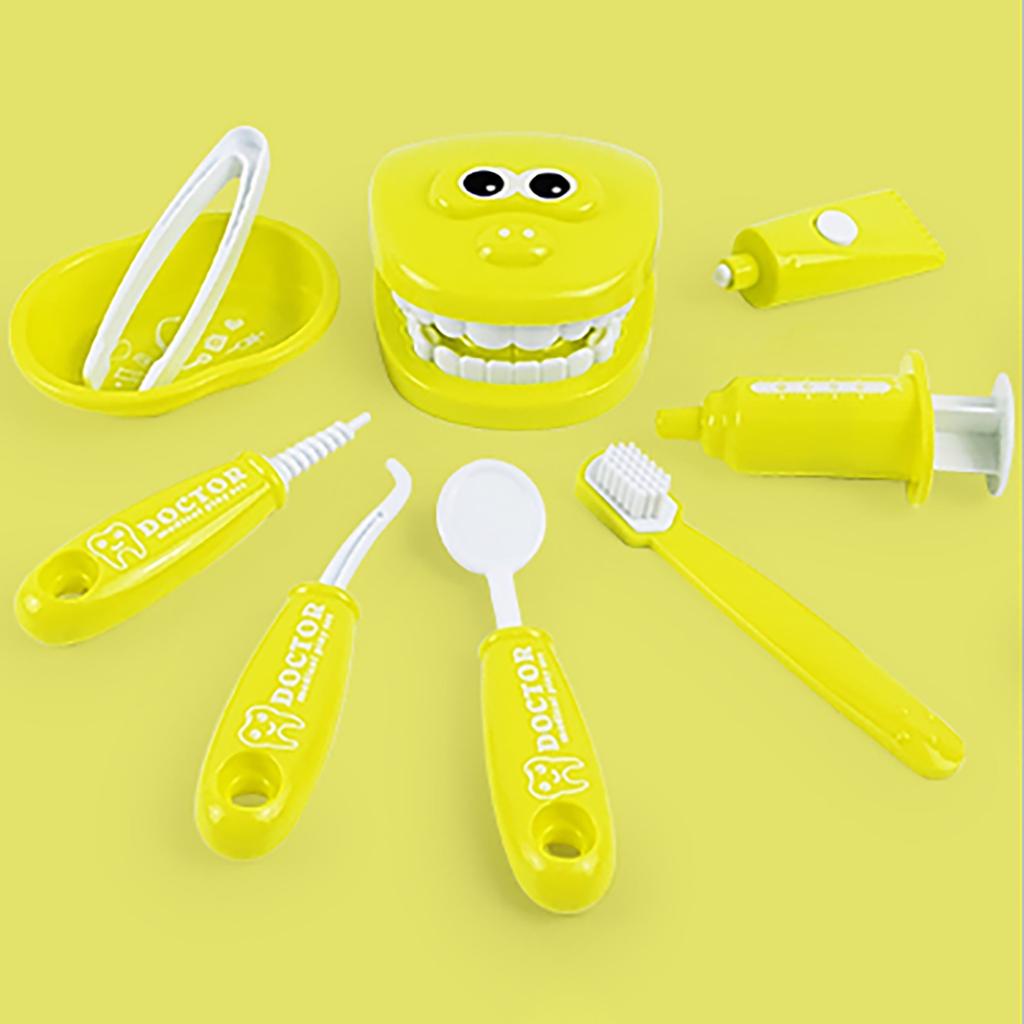 9 шт./компл., детская игрушка для ролевых игр, модель стоматолога для проверки зубов для врачей, ролевая игра