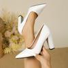 Классические сексуальные женские туфли на высоком каблуке с острым носом - Весенний дизайн официальные туфли для платья - Женские официальные туфли 2026