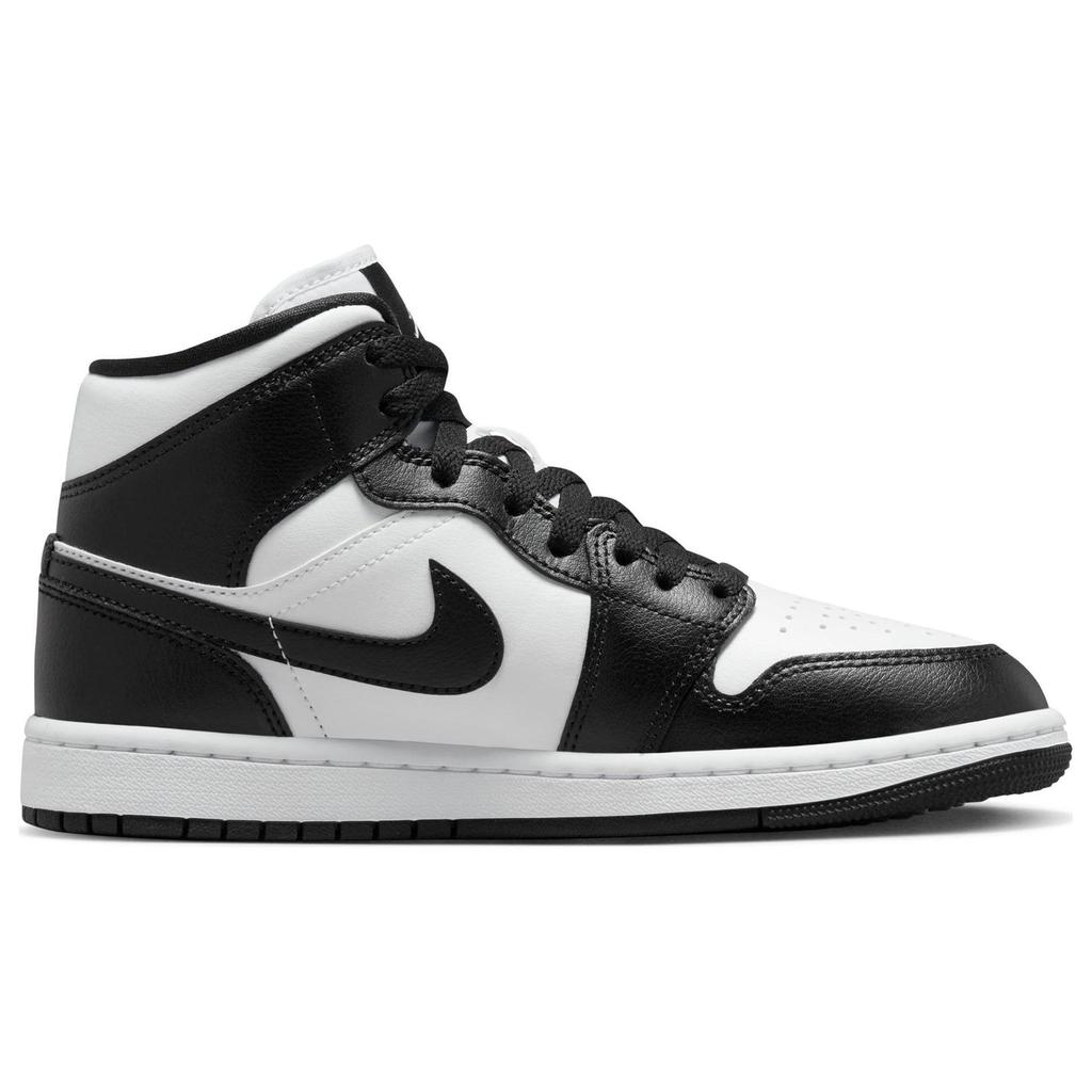 Женские кроссовки Air Jordan 1 Mid Panda черно-белые DV0991-101