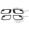 Carbon Fiber Interior Door Handle Bowl Frame Cover Trim for Dodge Charger 2015+