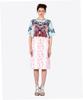 Greedius Trim Print Skirt