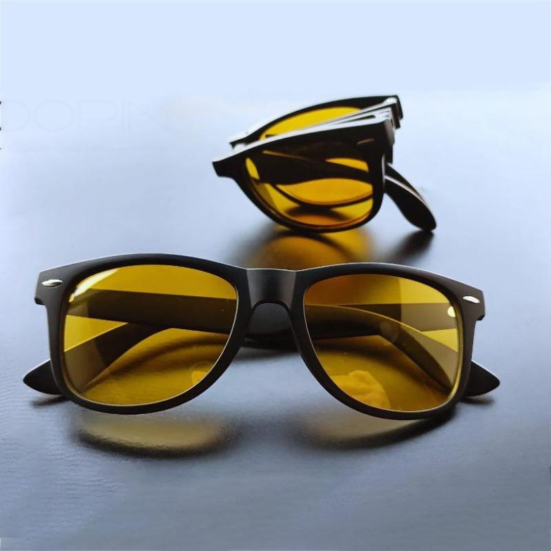 Портативные складные женские солнцезащитные очки мужские очки ночного видения для вождения портативные солнцезащитные очки неполяризованные