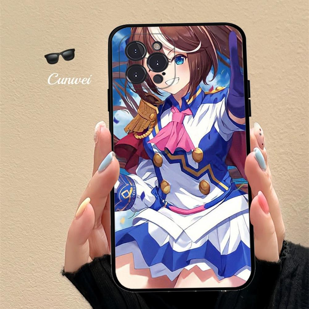 Чехол для телефона Аниме Ума Мусуме Претти Дерби Токай Тейо Для IPhone 16 15 14 11 12 13 Mini Pro XS Max Чехол 6 7 8 Plus X Funda Shell