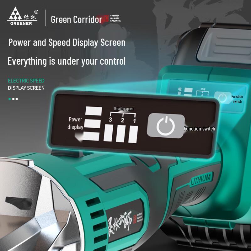Green Forest Cordless Angle Grinder CN plug (adapter included)