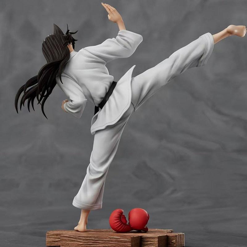 New Arrival Detective Conan Karate Ran Mouri Action Figure Anime Bishoujo Trendy Toy Model Desktop Decorative Statue Gift