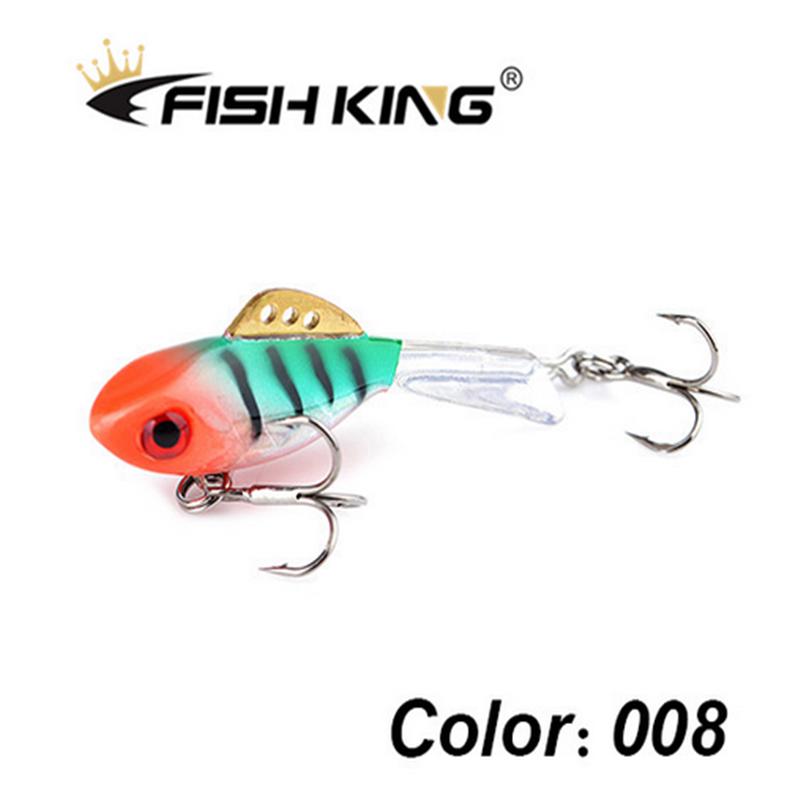 FISH KING Зимняя приманка для зимней рыбалки Балансир 3D глаза Джиг-приманка Жесткая приманка Балансировщики для ловли окуня и щуки