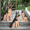 Большая фигурка немецкой овчарки - Уличная сторожевая собака Волкособ Скульптура для декора гостиной или двора