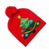 LED Light-Up Knitted Christmas Hat for Adults & Kids - Festive Party Accessory