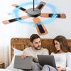 5 шт. фильтры для потолочных вентиляторов, высокоэффективные угольные воздушные фильтры, домашние самоклеящиеся аксессуары для лопастей вентилятора, простая установка, тихая фильтрация, фильтр без запаха