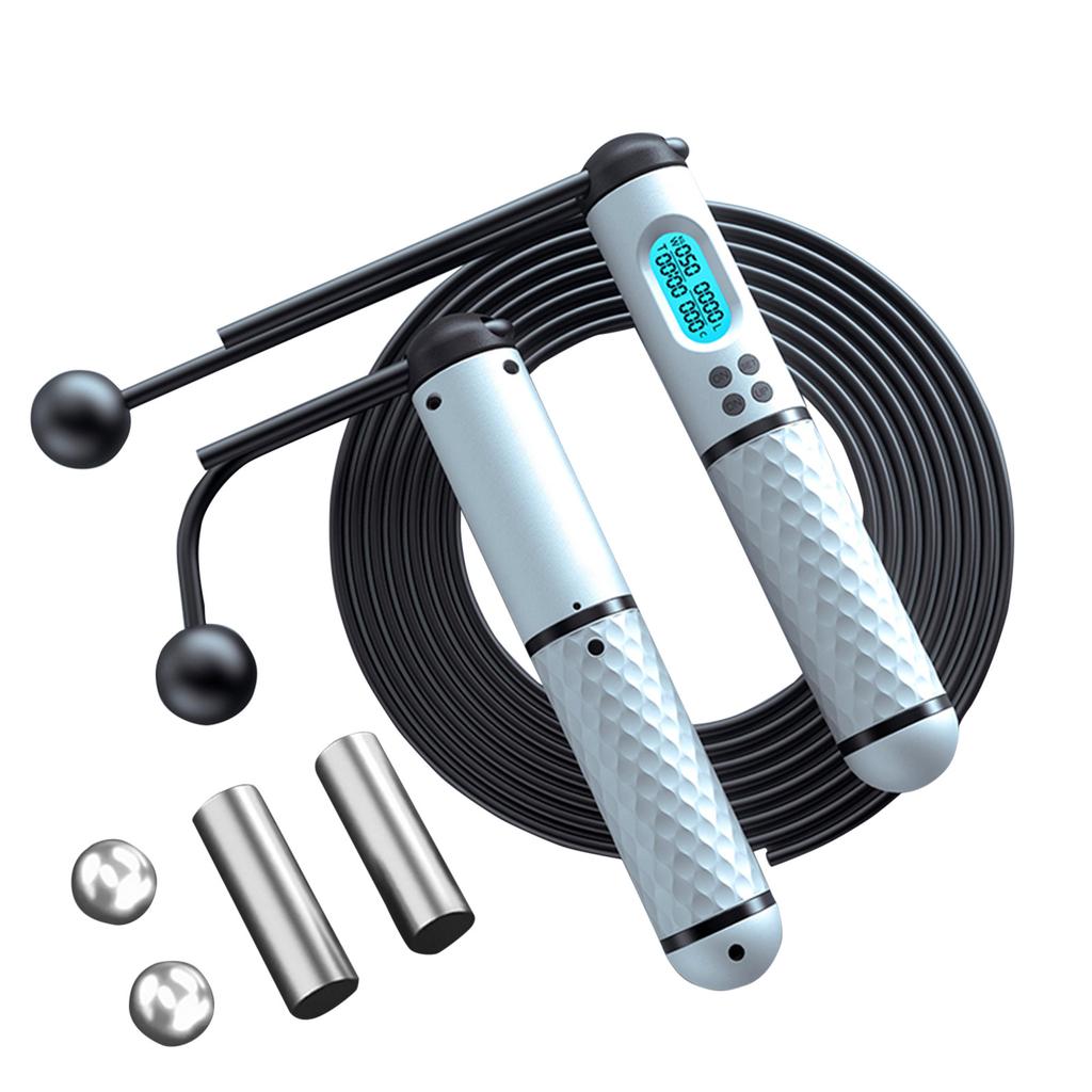 Скакалка на скакалке с длиной, беспроводной скакалкой и счетчиком калорий