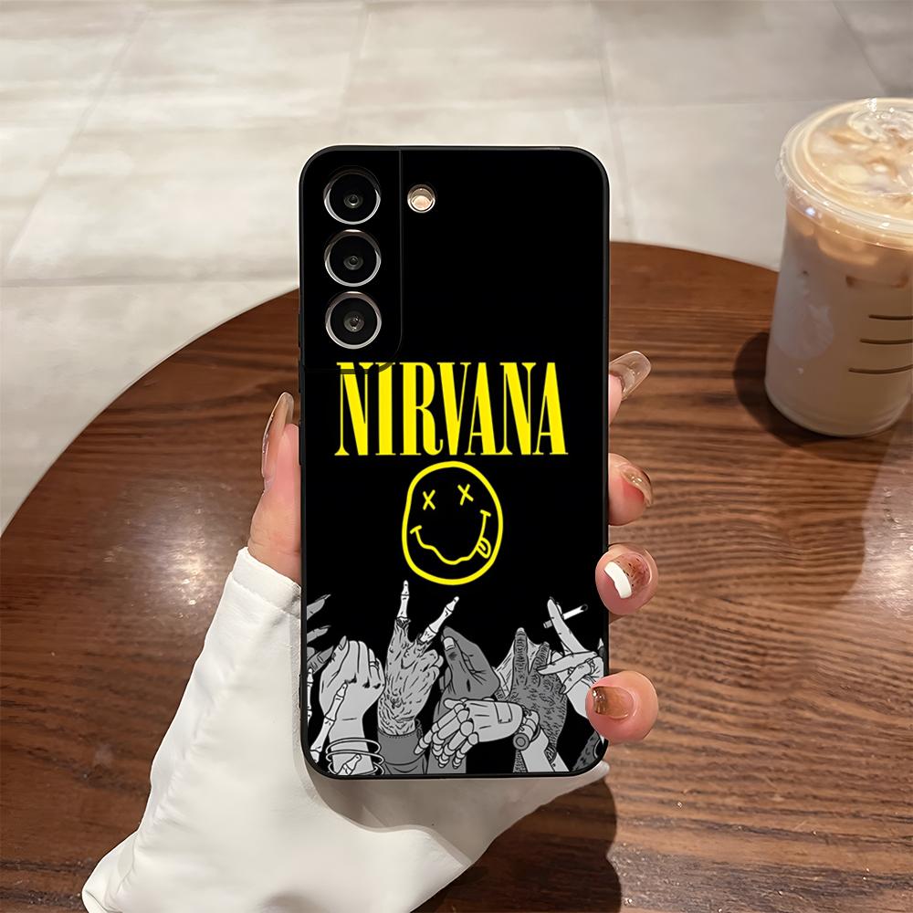 Singer N-NirvanaEs Phone Case For Samsung S24 Ultra S25 S23 Fe S22 S20 S21 Plus A54 A34 A53 A16 Back Cover