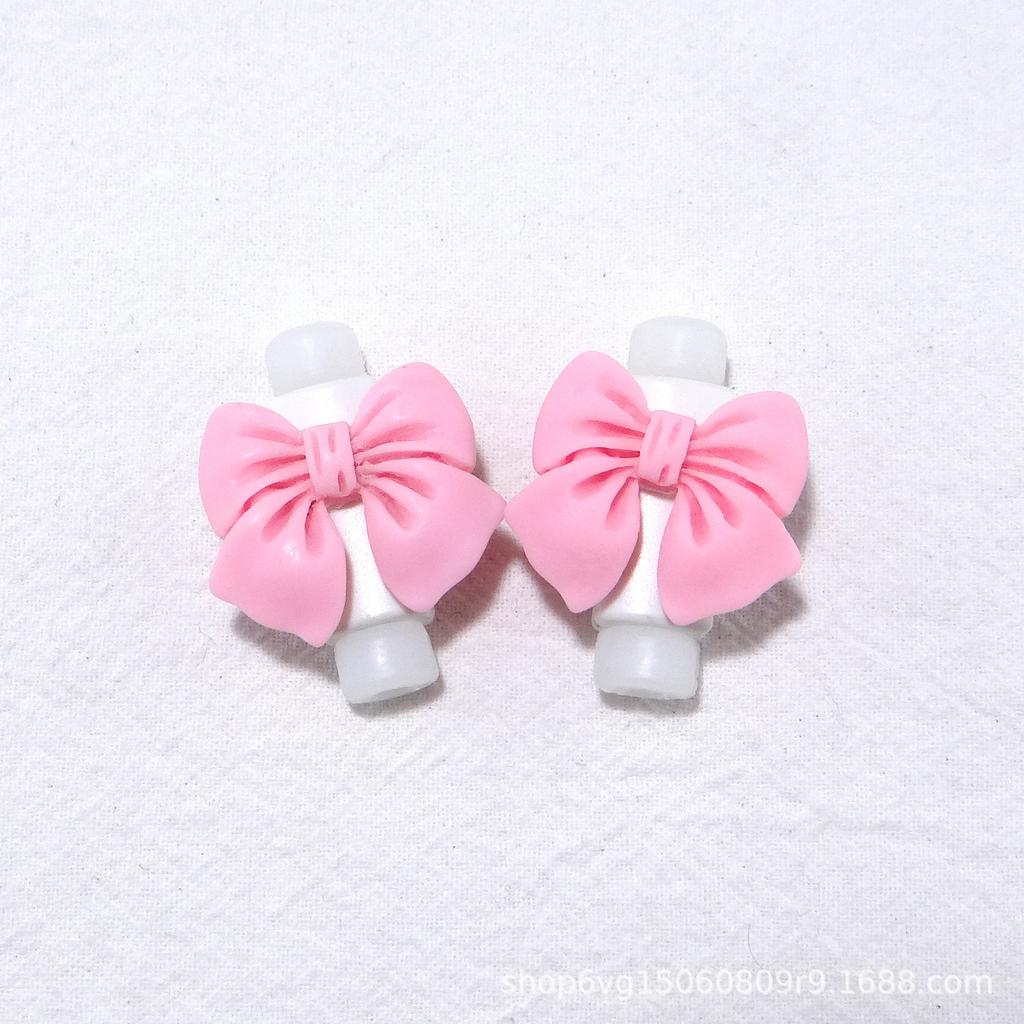 2 шт., защита для смотки кабеля зарядного устройства, белый медведь, мультяшная заставка, защитный чехол для линии передачи данных, чехол для шнура наушников, чехол, органайзер для проводов